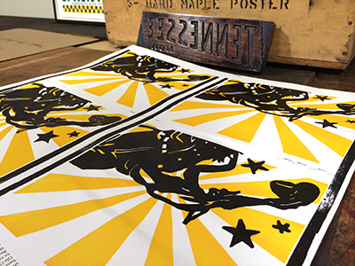 Yellow & Black Paint